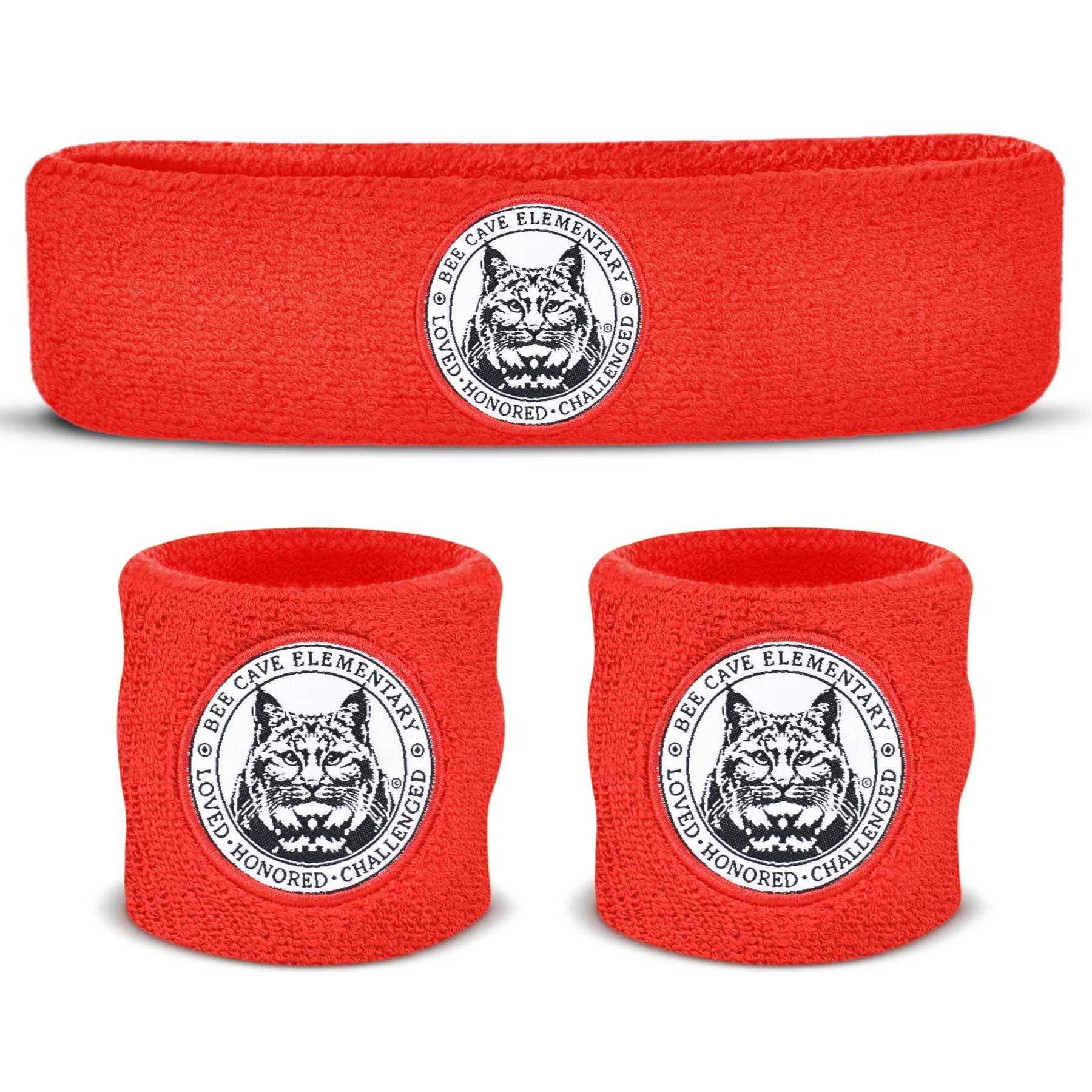 Custom Sweatband Sets (1 Headband and 2 Wristbands)