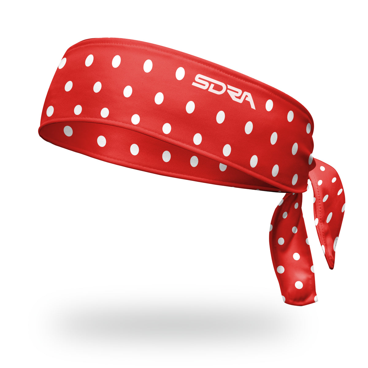 Rosie the Riveter Polka Dot Tie Headband
