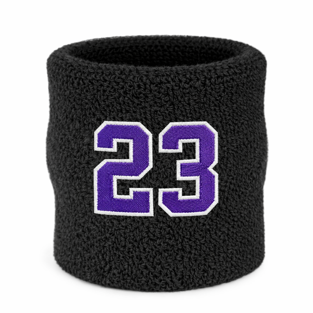 Personalized Embroidered Wrist Sweatbands | Add Your Logo or Player Number