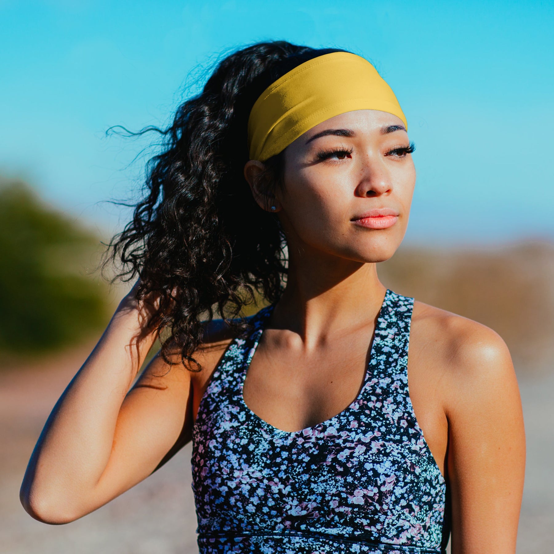 Solid Color Tapered Headband