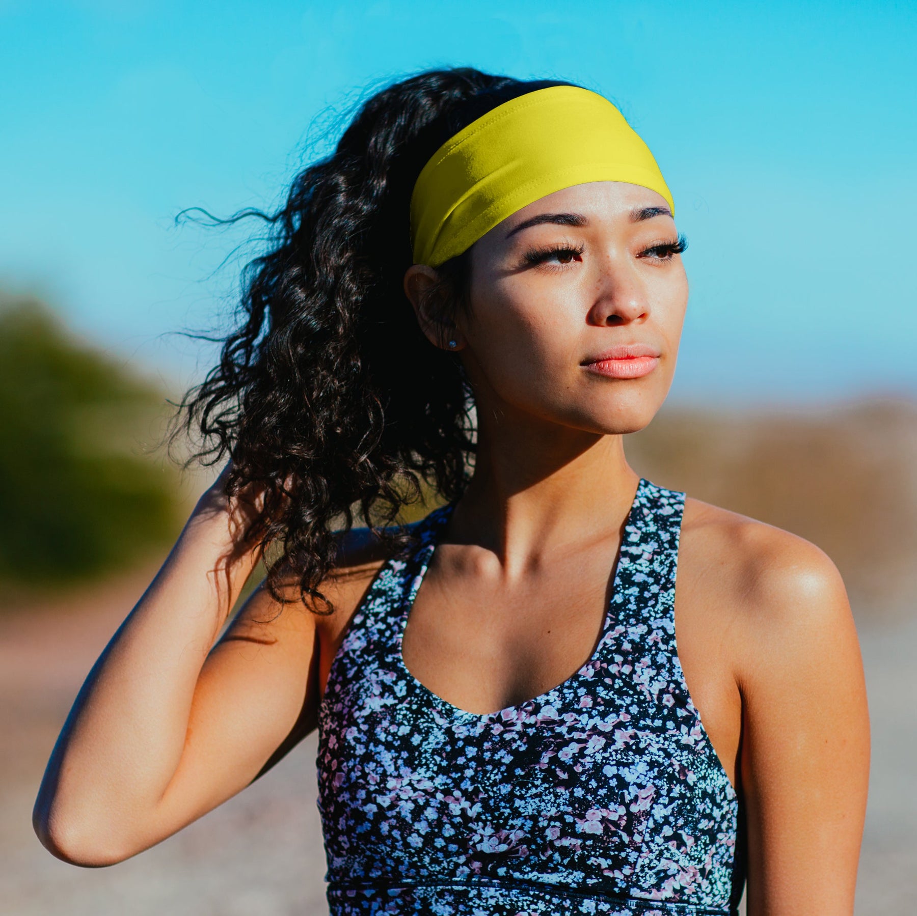 Solid Color Tapered Headband