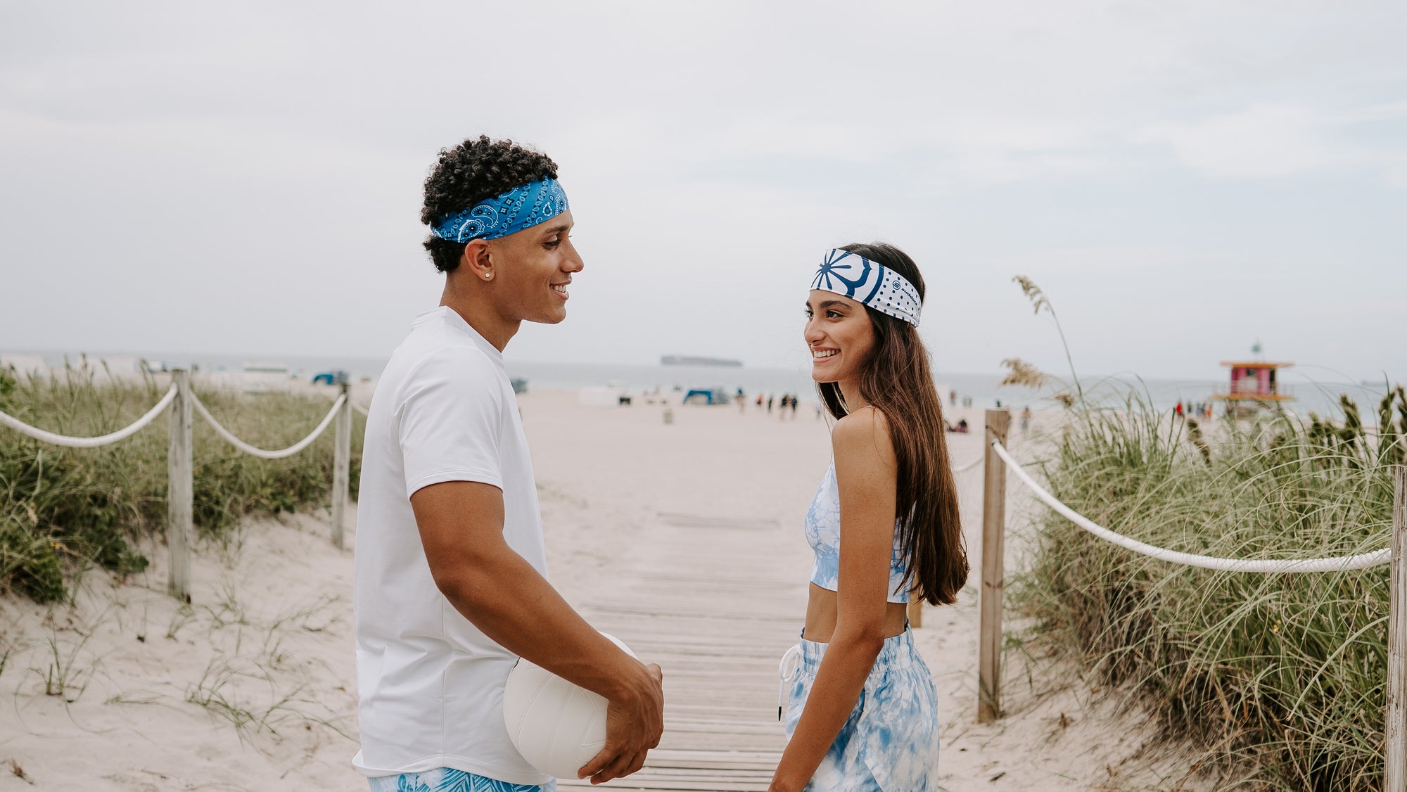 Suddora headbands are great for hot weather and beach days!