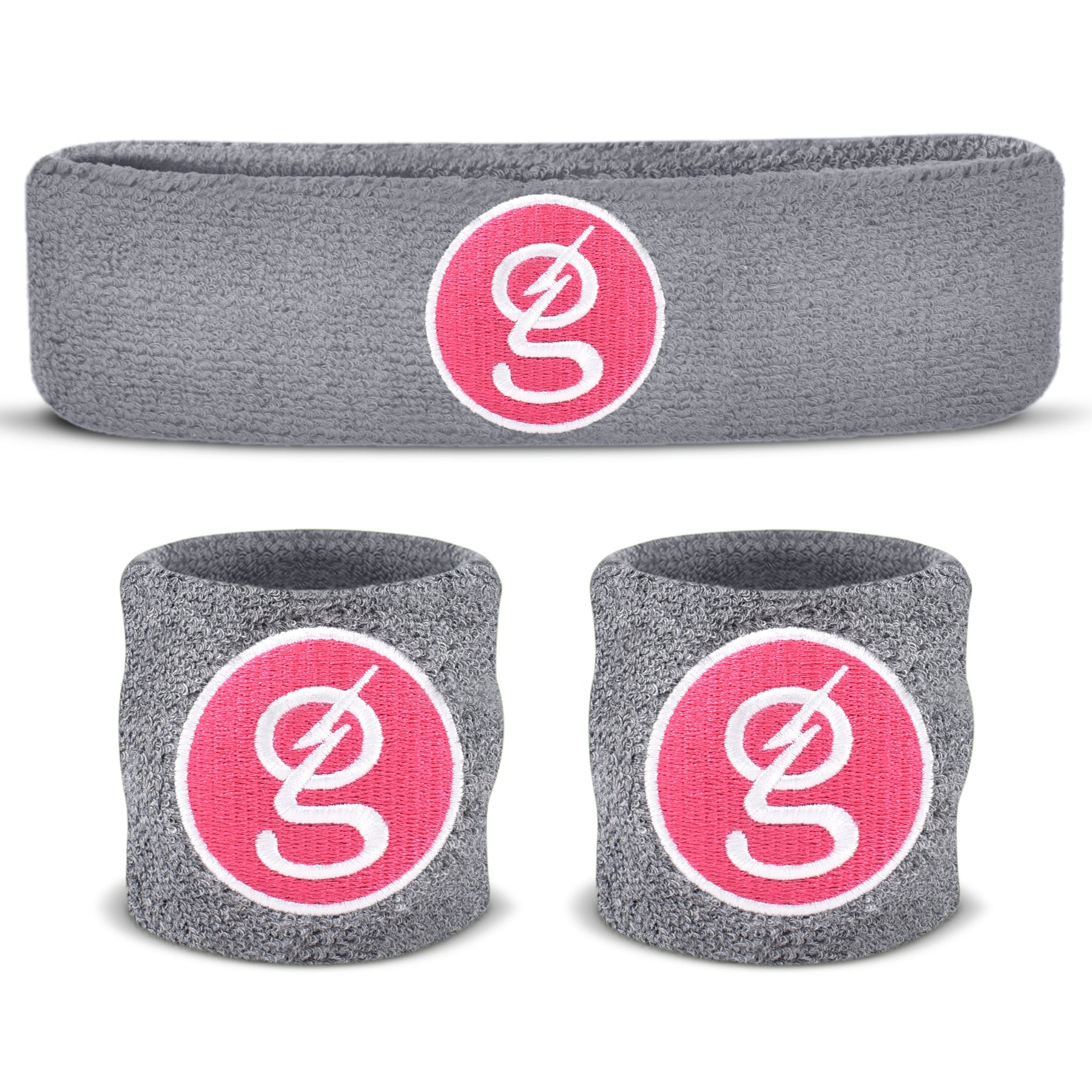 Custom Sweatband Sets (1 Headband and 2 Wristbands)