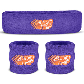 Custom Sweatband Sets (1 Headband and 2 Wristbands)